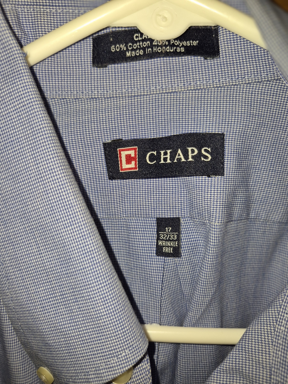 Polo by Ralph Lauren Light Blue Micro-Check Dress Shirt